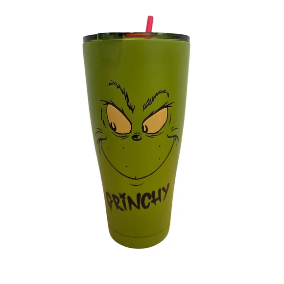 NEW 30 oz THE GRINCH Stainless Steel Tumbler Christmas - Picture 1 of 16